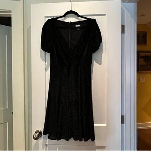 Vintage 90s y2k DKNY velvet polkadot dress